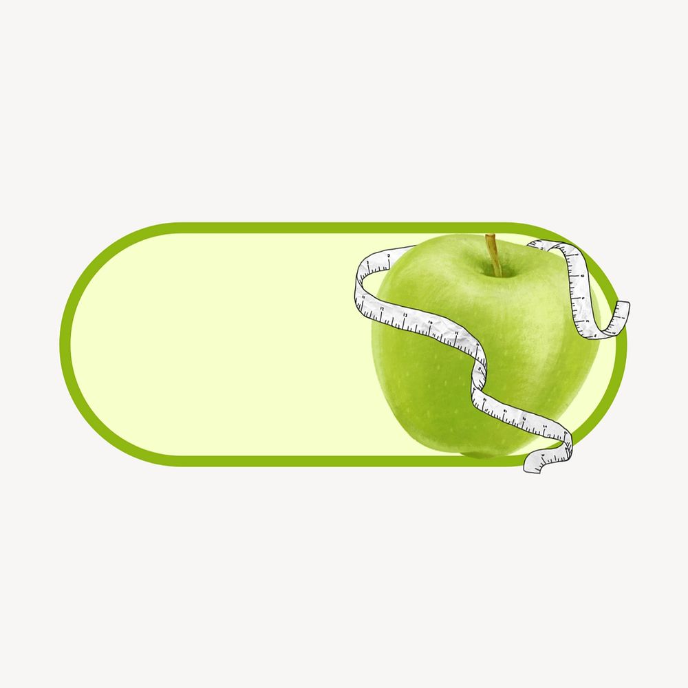 Apple diet slide icon