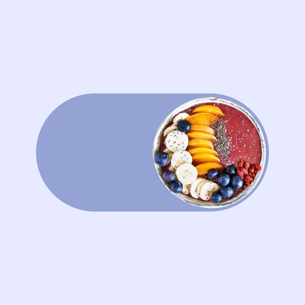 Acai bowl slide icon