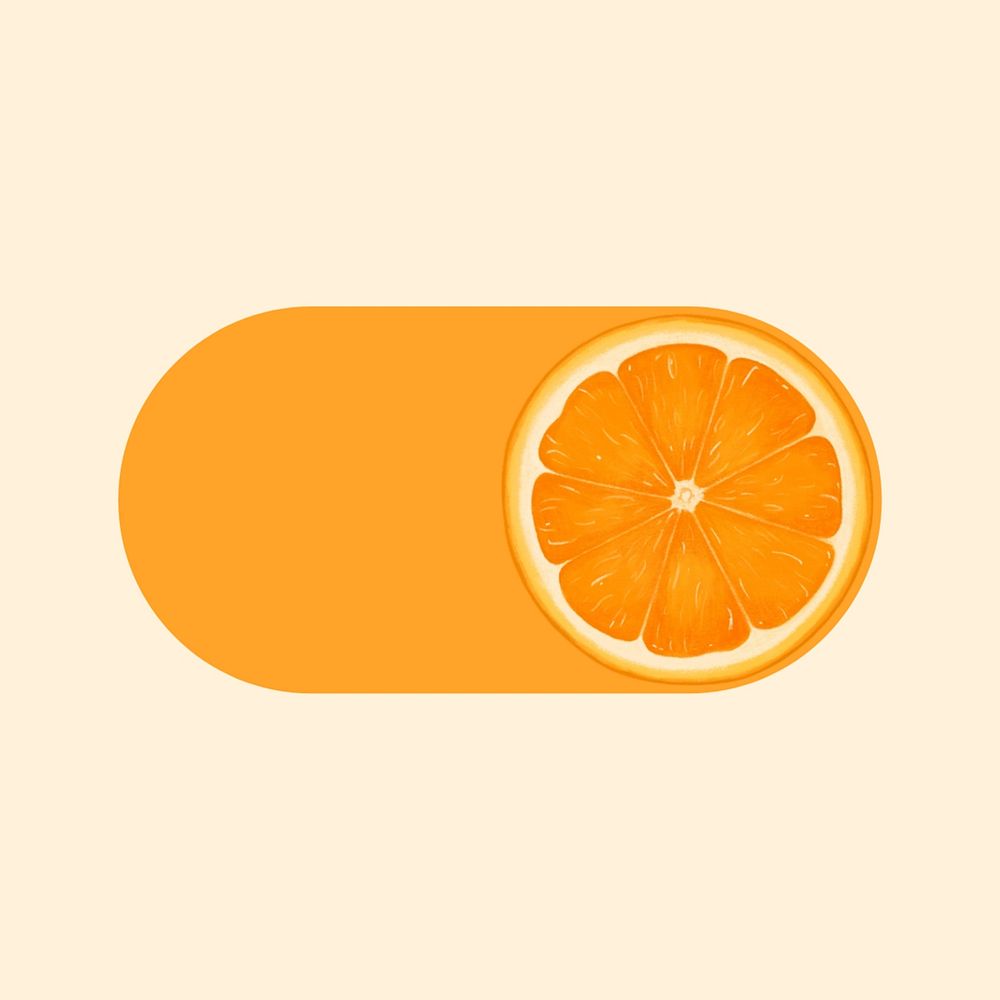 Orange slide icon