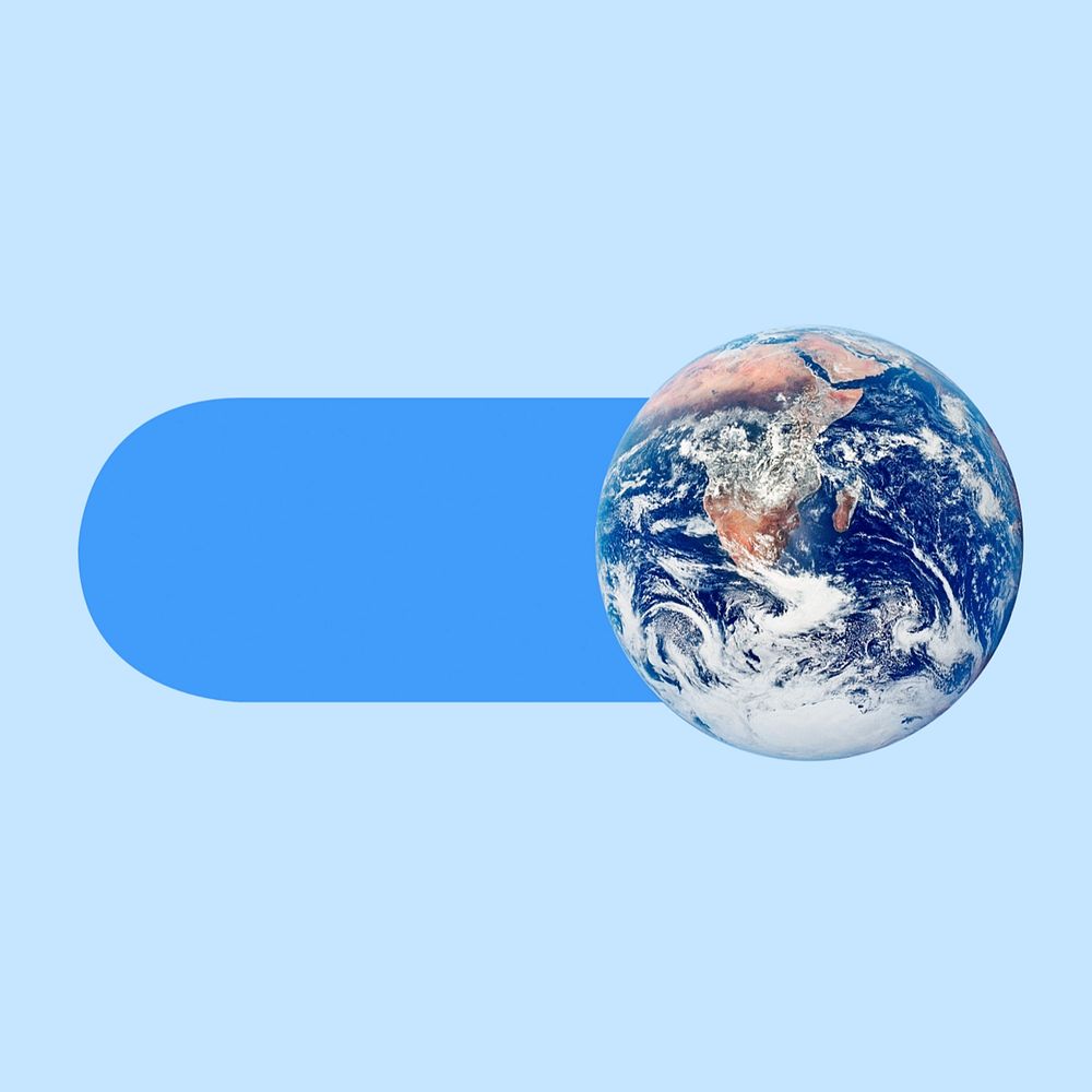 Globe earth slide icon
