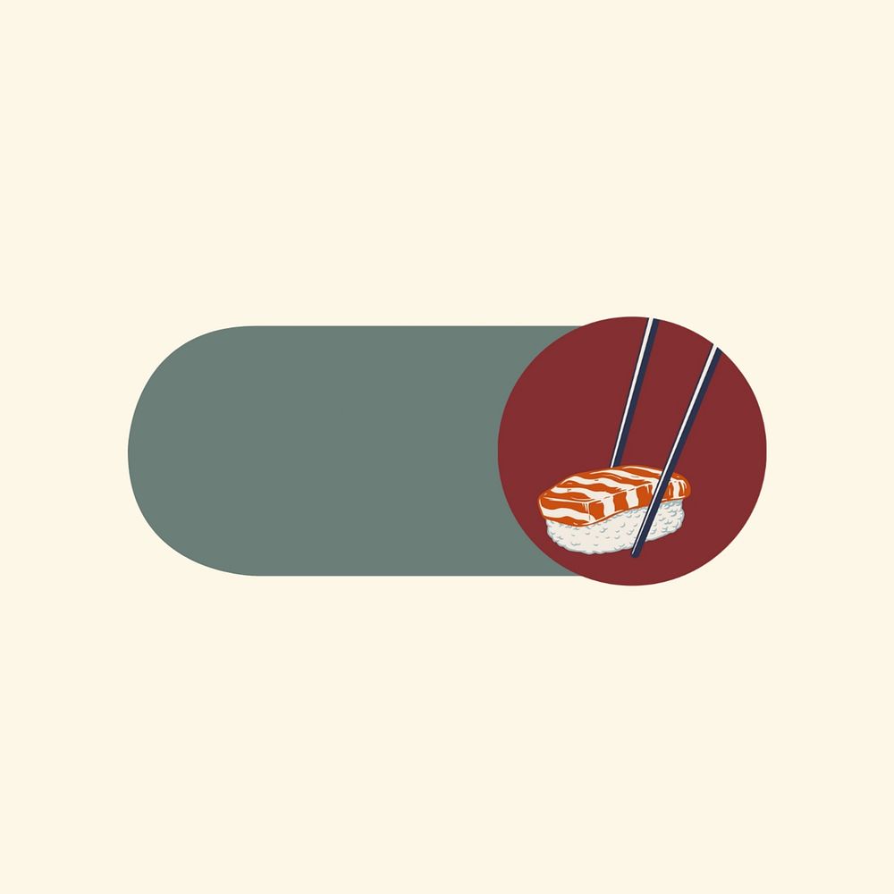 Sushi food slide icon