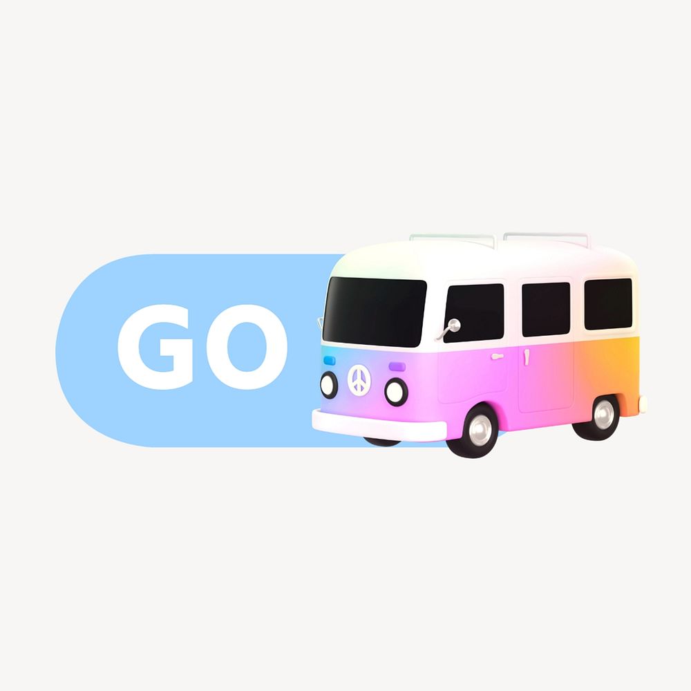 Go caravan travel icon