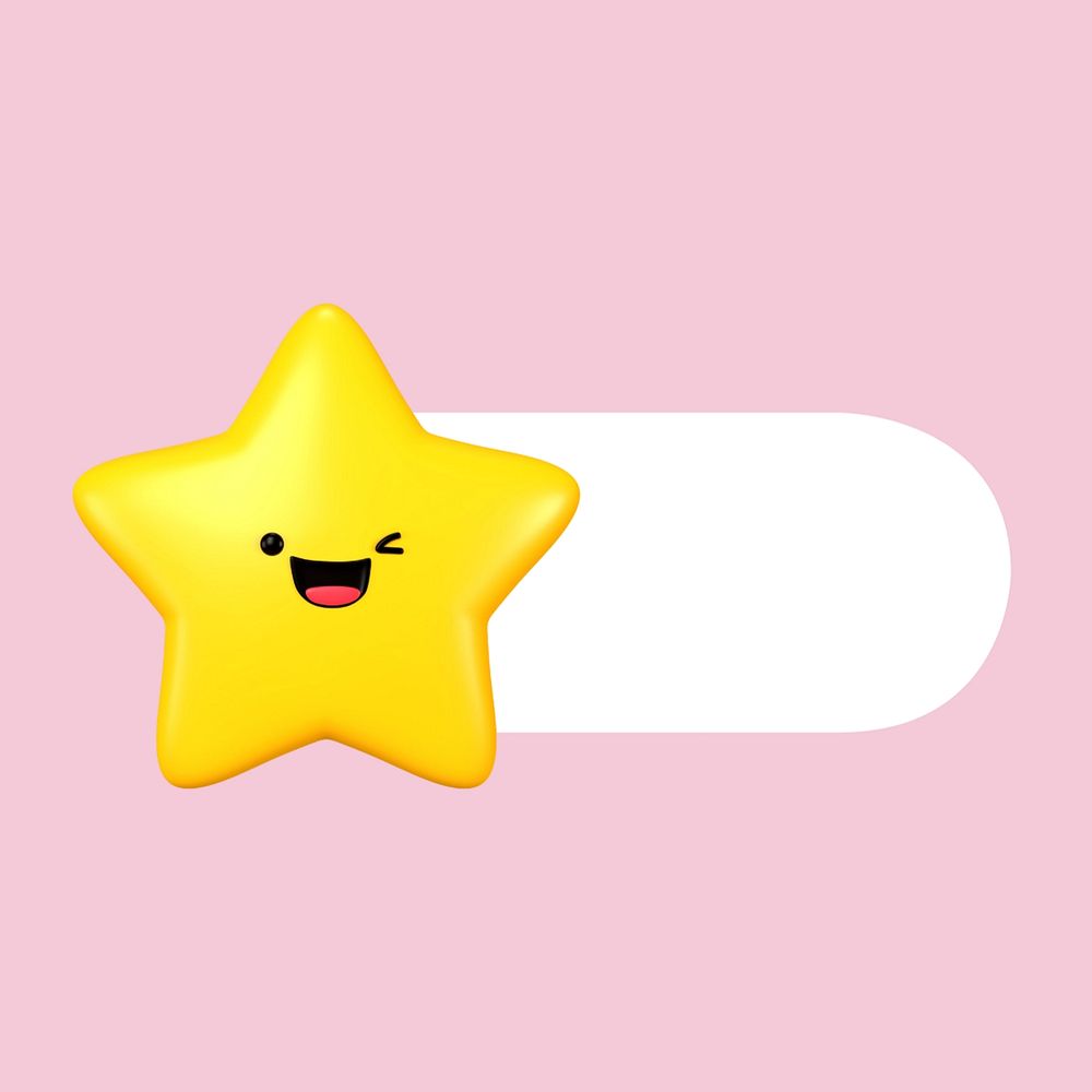 Smiling star slide icon