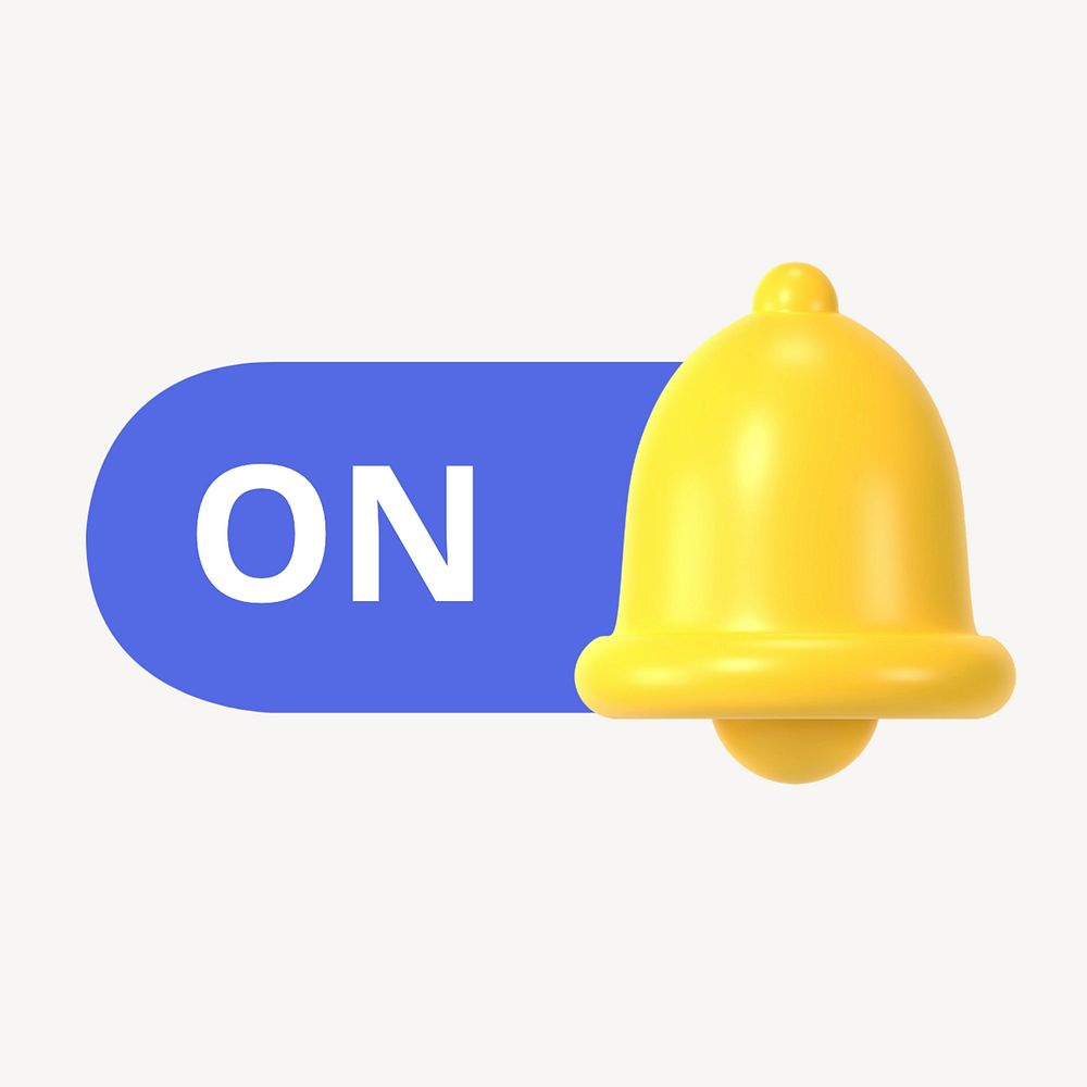 On notification bell icon