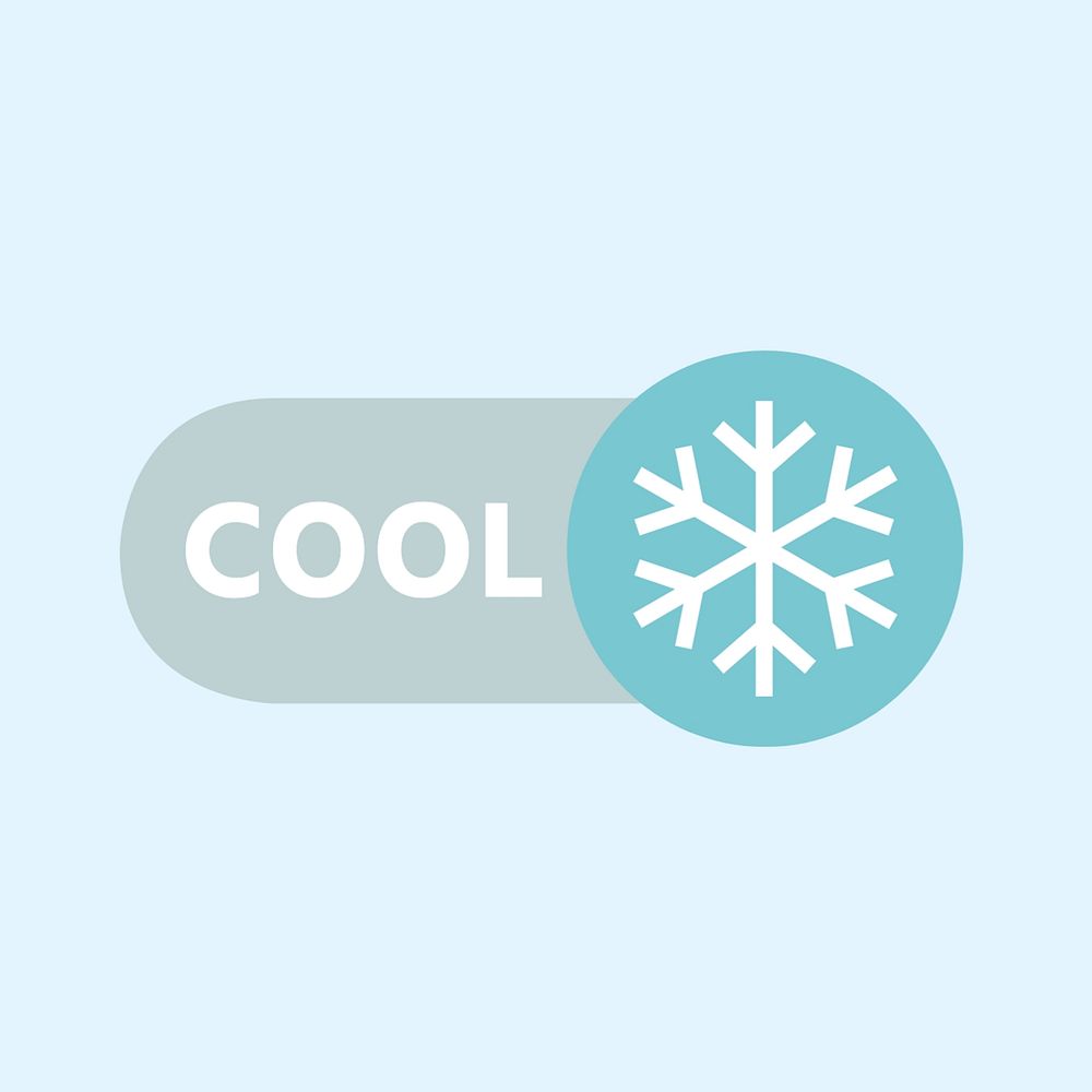 Cool snowflake icon