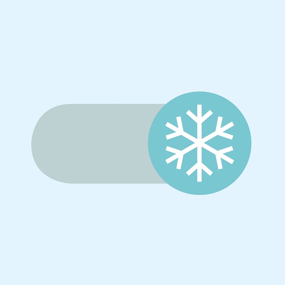 Snowflake slide icon