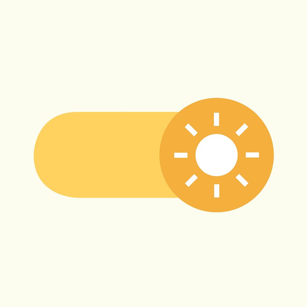 Sun slide icon