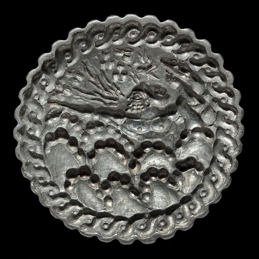 Stamp Seal with Man, Snakes, and Bird
