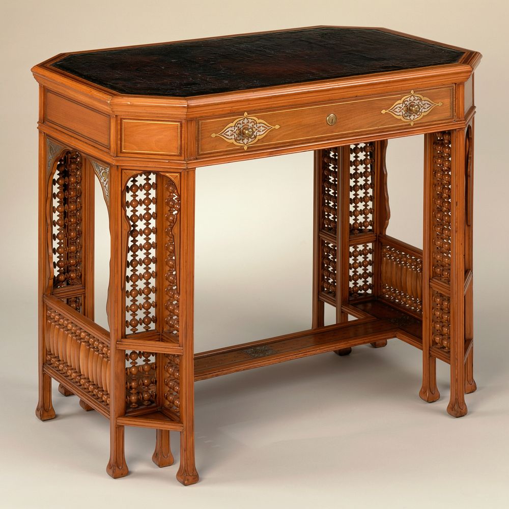 Writing Table from the Henry G. Marquand Residence, New York City by Louis Comfort Tiffany