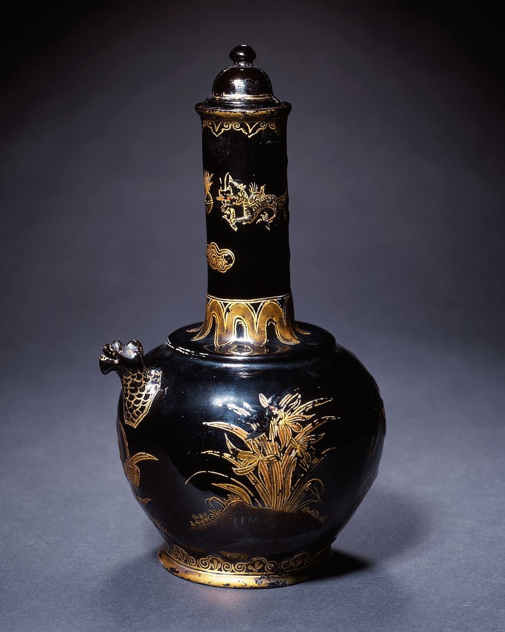 Wine Ewer and Cover by Johann Friedrich Bottger and Meissen Porcelain Manufactory