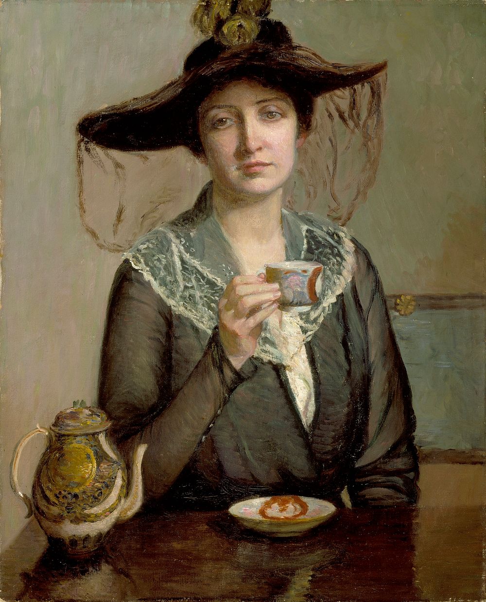 A Cup of Tea by Lilla Cabot Perry