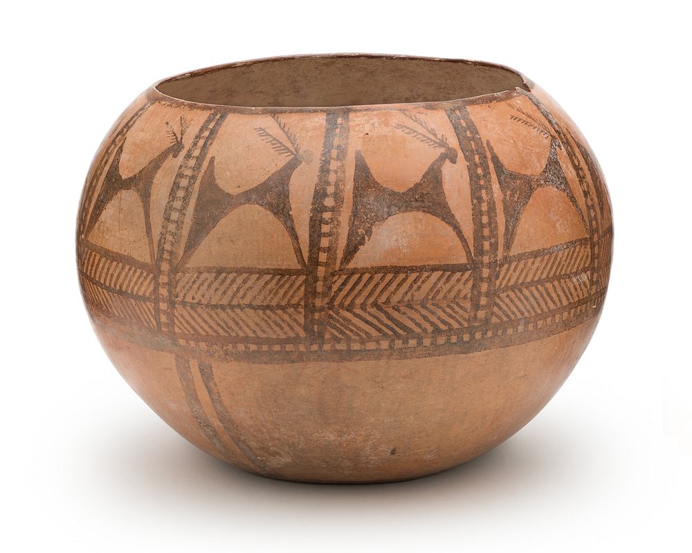 Prehistoric Painted Pottery Vessel
