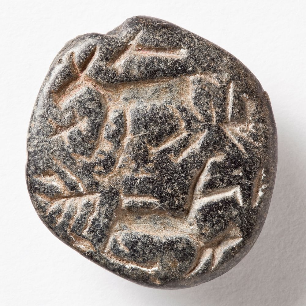 Stamp Seal, Lentil-Shaped