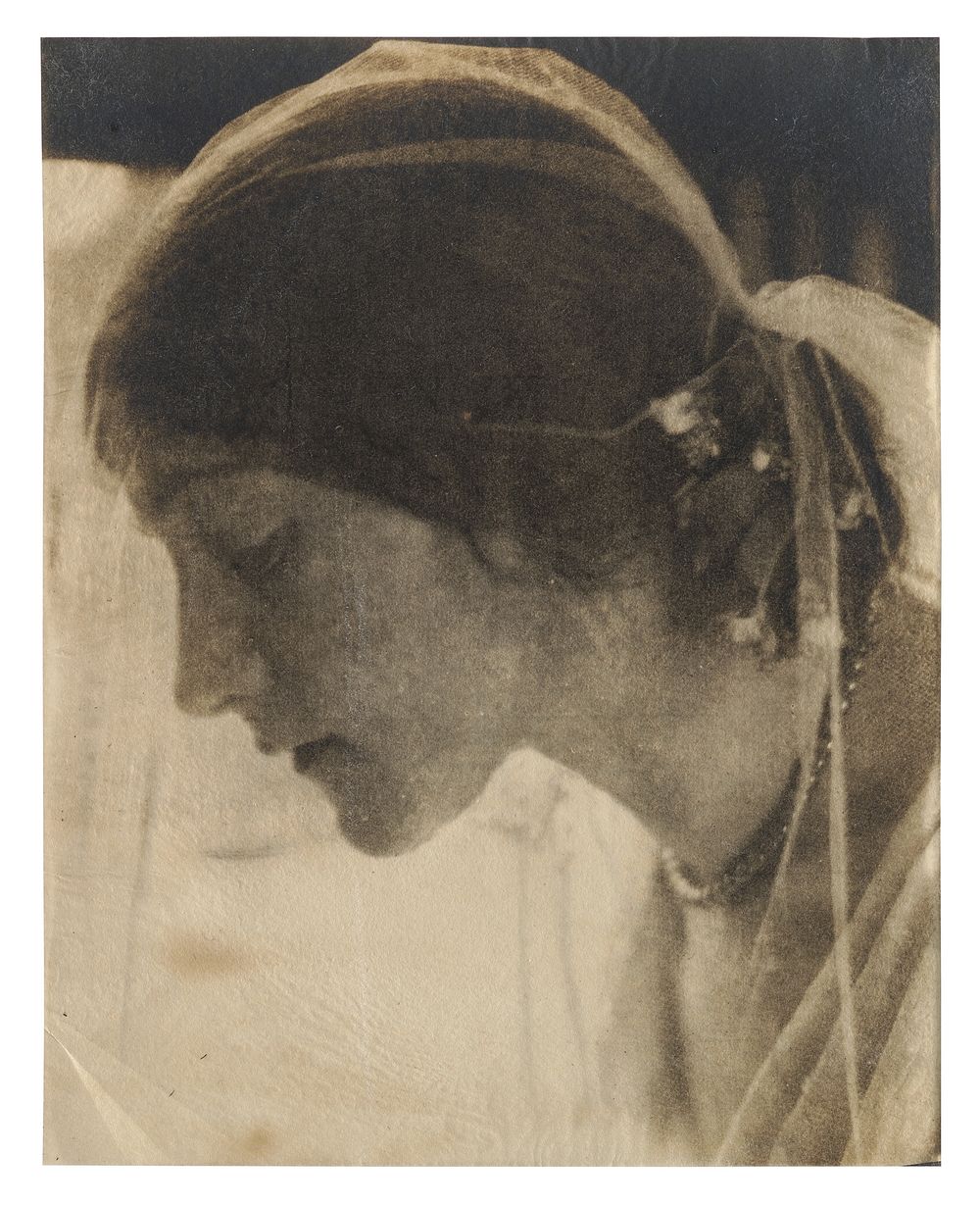 Profile Study of a Young Woman by Gertrude Kasebier