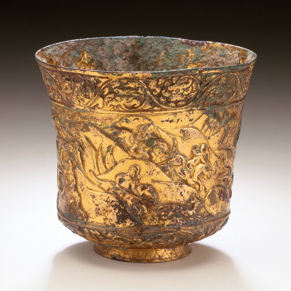 Cup with Hunting Scene