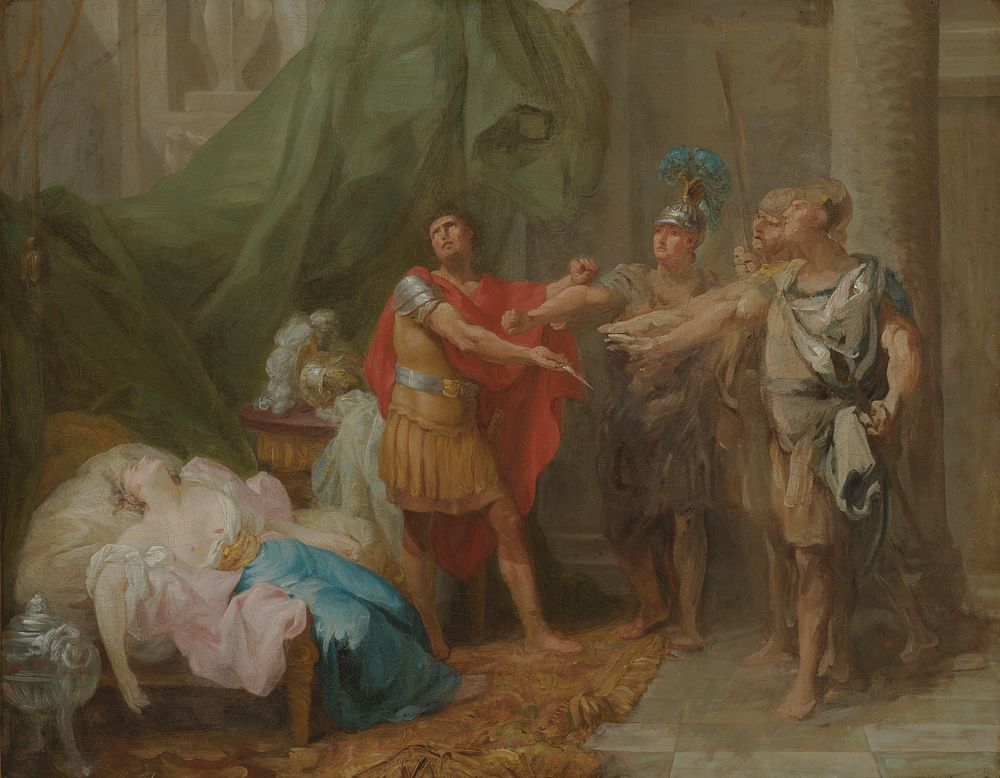 The Oath of Brutus by Jacques Antoine Beaufort