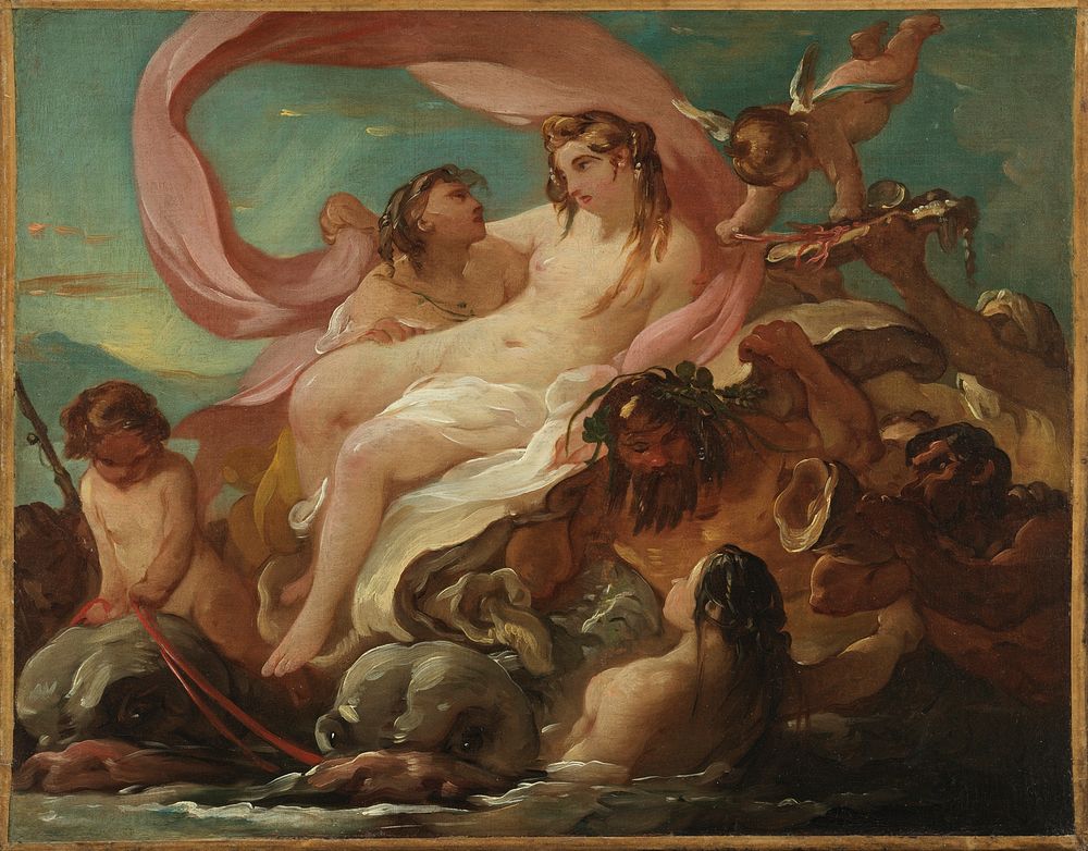 Venus Emerging from the Sea by Joseph Marie Vien