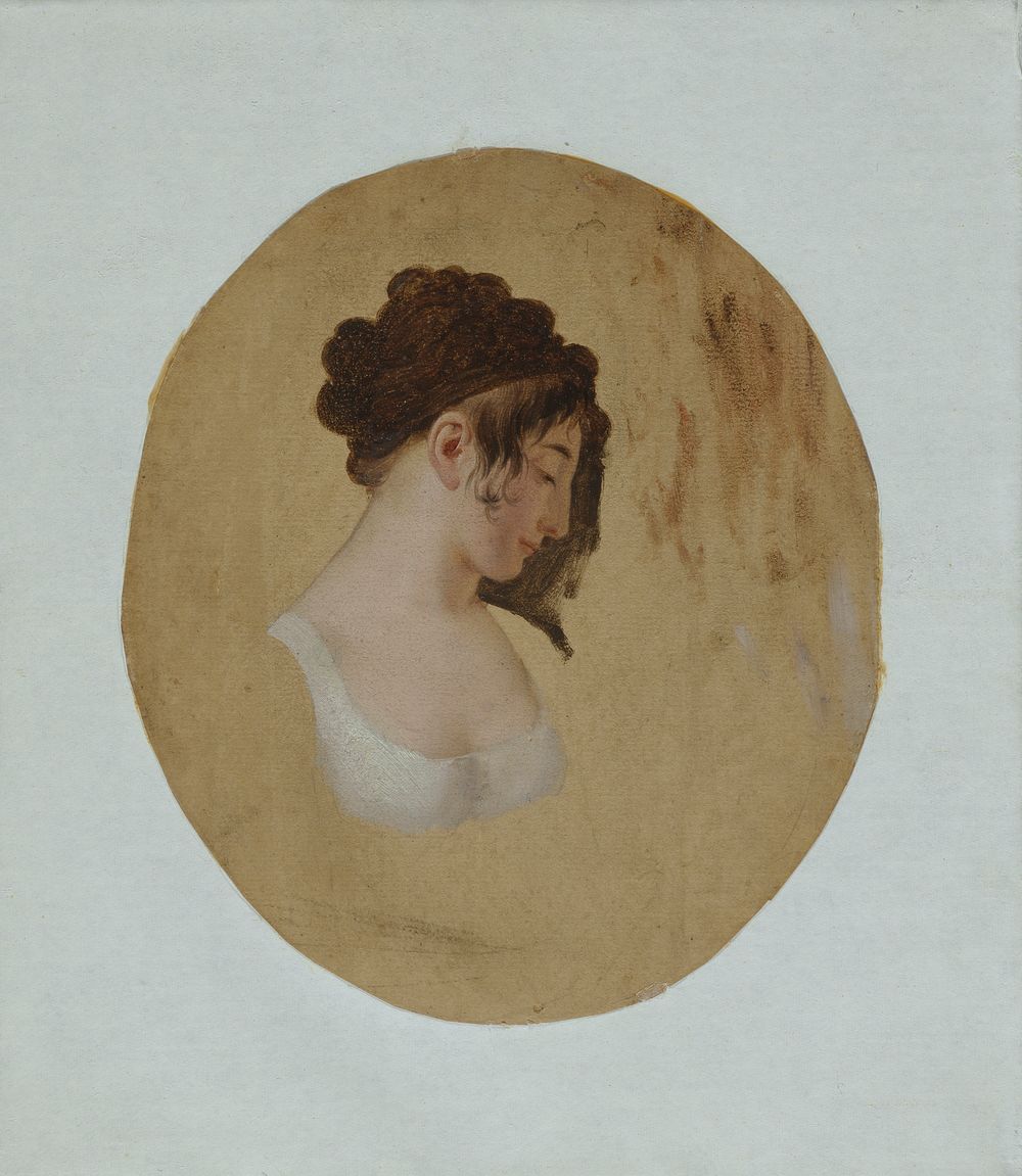 Profile of a Young Woman's Head by Louis Leopold Boilly