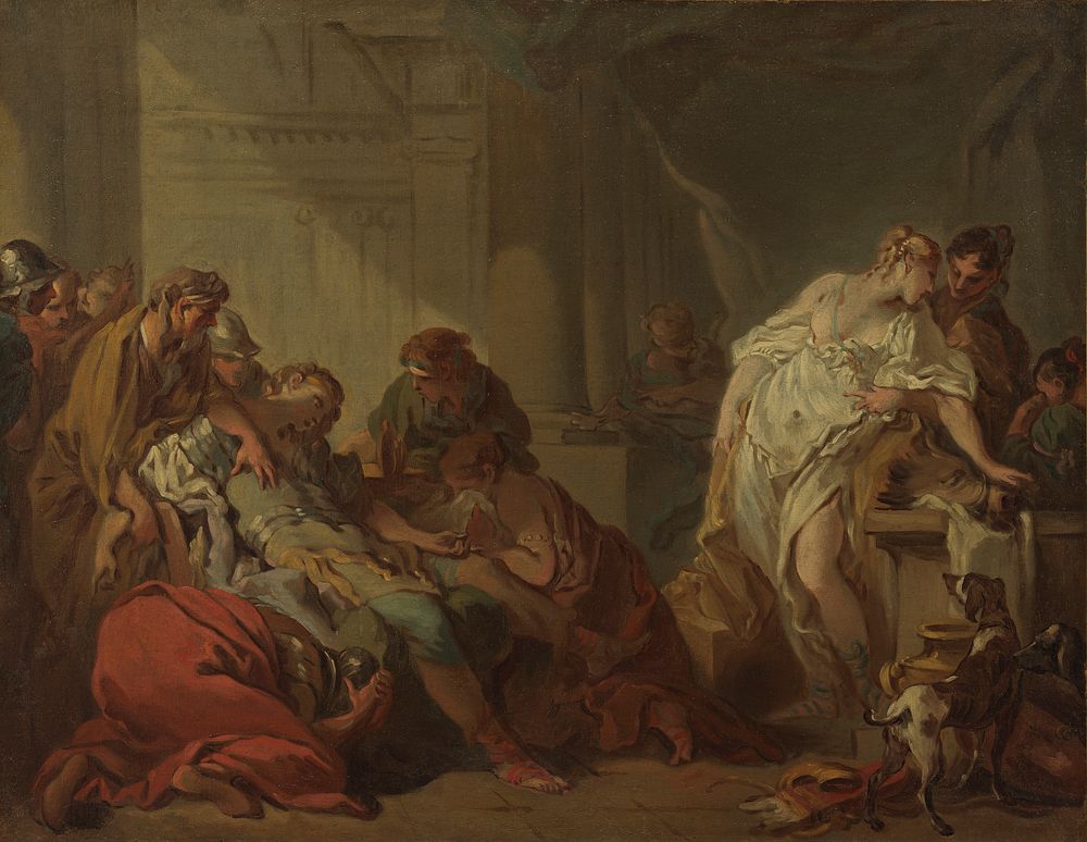Death of Meleager by Francois Boucher