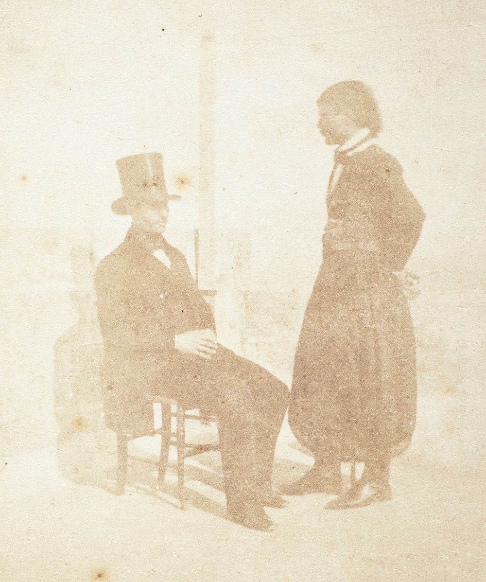 Group Of Two Gentleman by Calvert Richard Jones