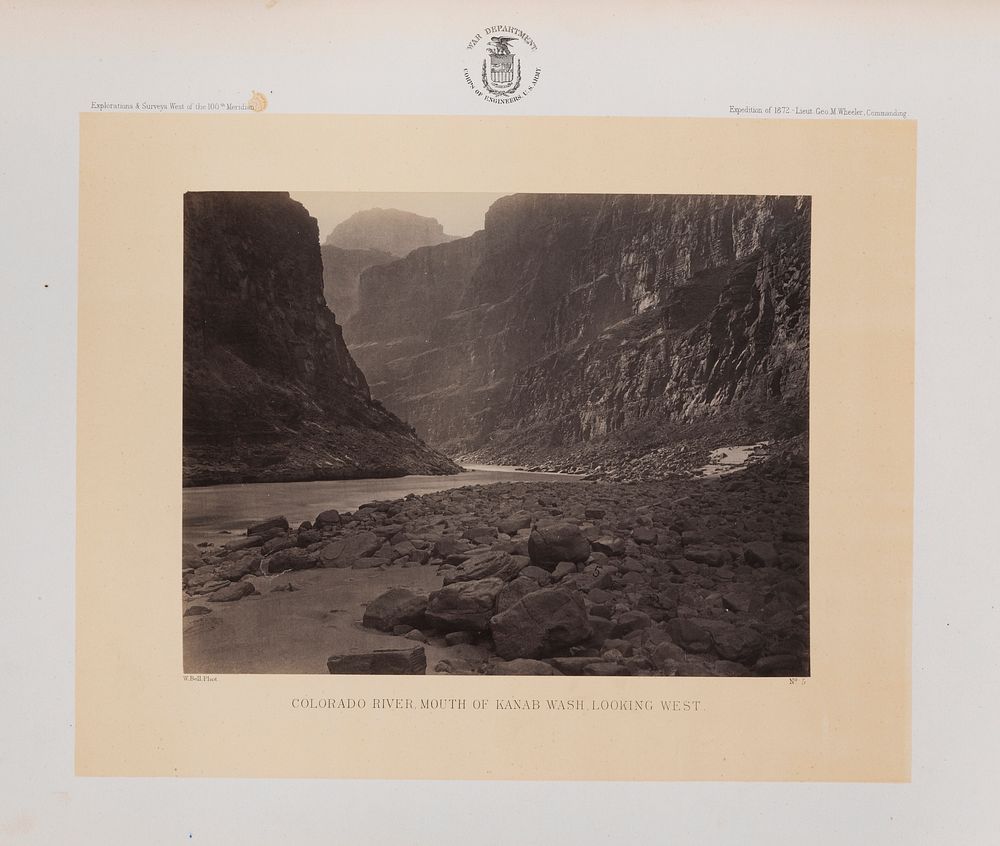 Colorado River, Mouth Of Kanab Wash., East by William Abraham Bell