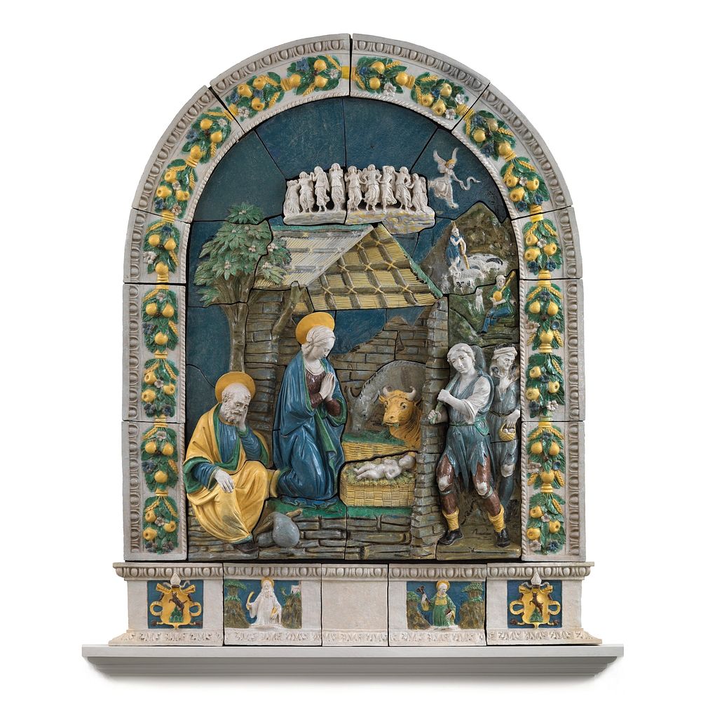 The Buonafede Nativity by Benedetto Buglioni and Santi Buglioni