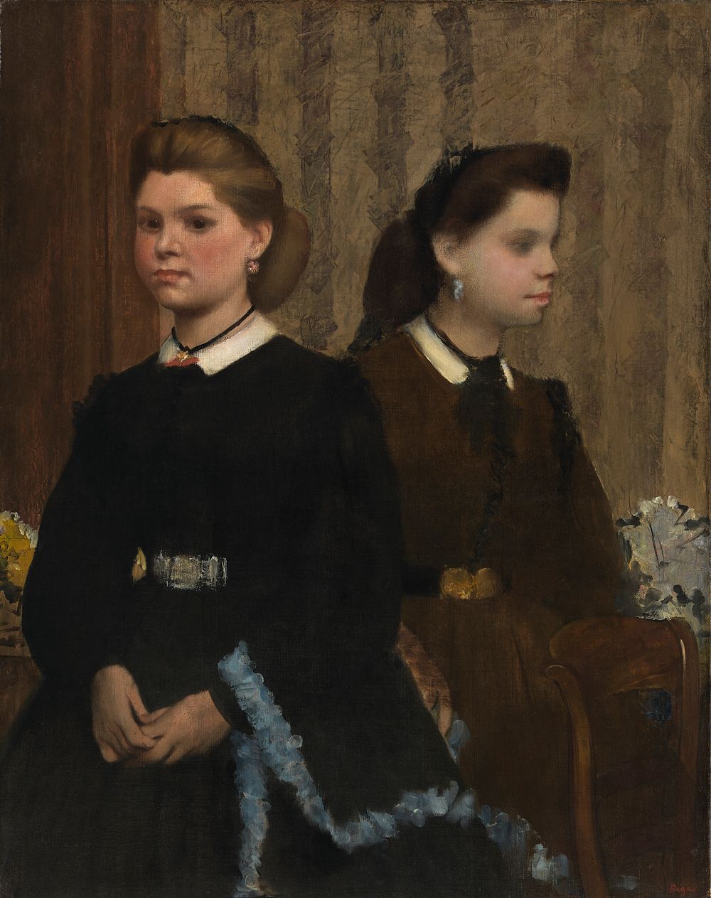 The Bellelli Sisters (Giovanna and Giuliana Bellelli) by Edgar Degas