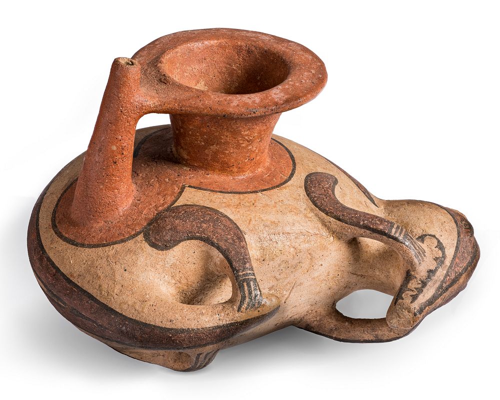 Effigy Vessel of Curled-Up Possum or Anteater