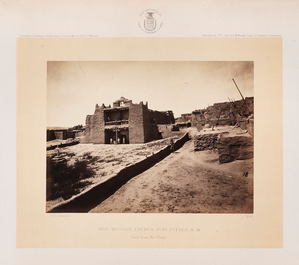 Old Mission Church Zuni Pueblo, N.M. by William Abraham Bell and Timothy H O Sullivan