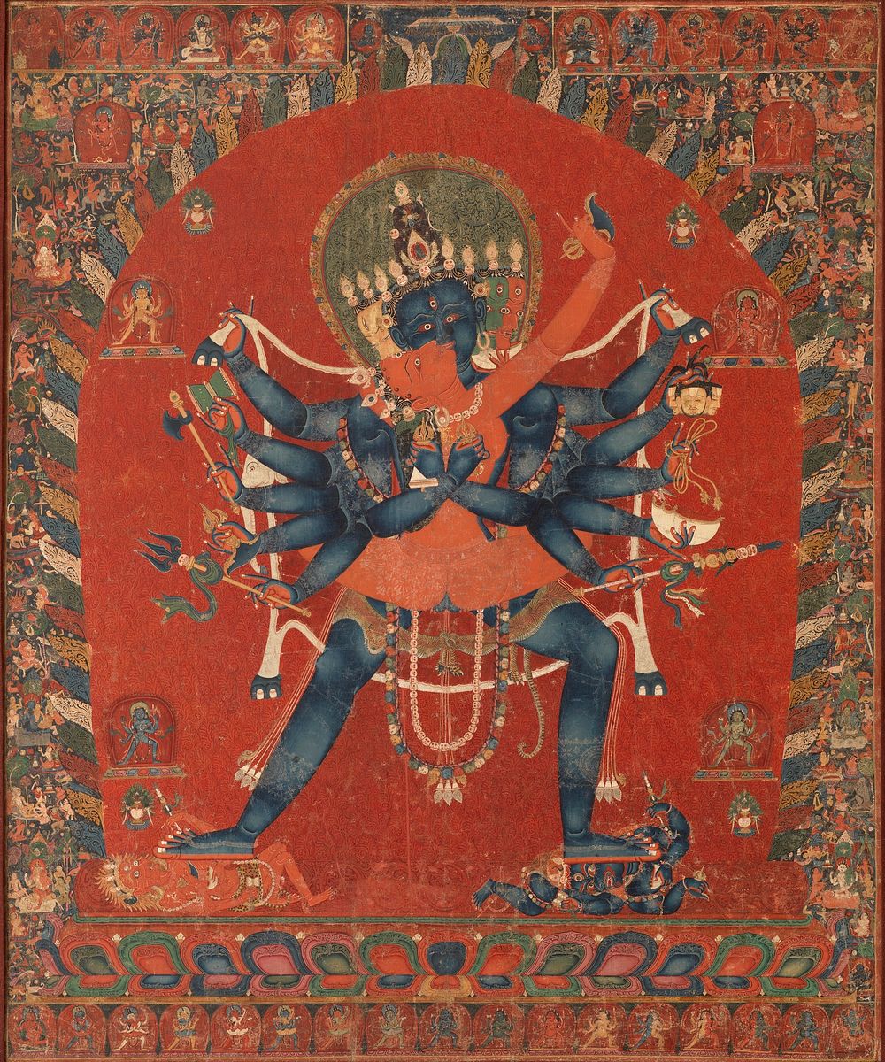 The Buddhist Deities Chakrasamvara and Vajravarahi