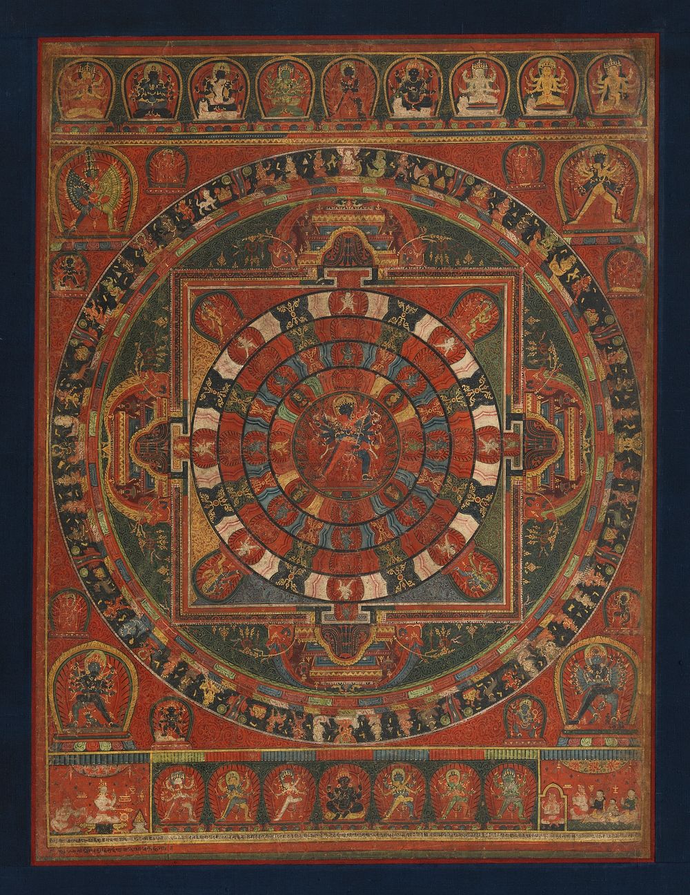 Mandala of the Buddhist Deity Chakrasamvara
