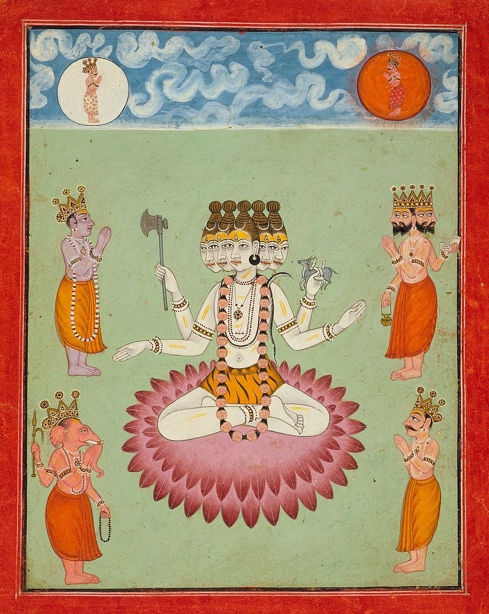 Adoration of Shiva