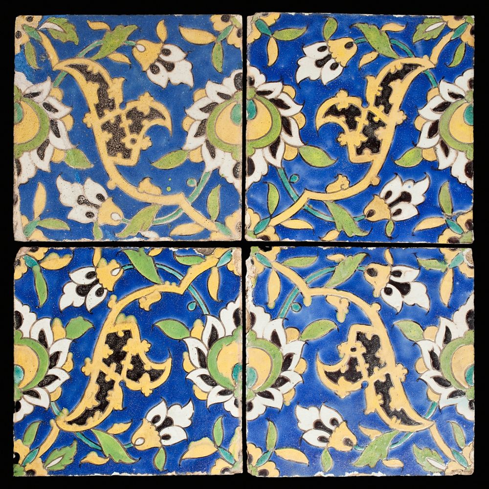 Four Tiles from a Panel