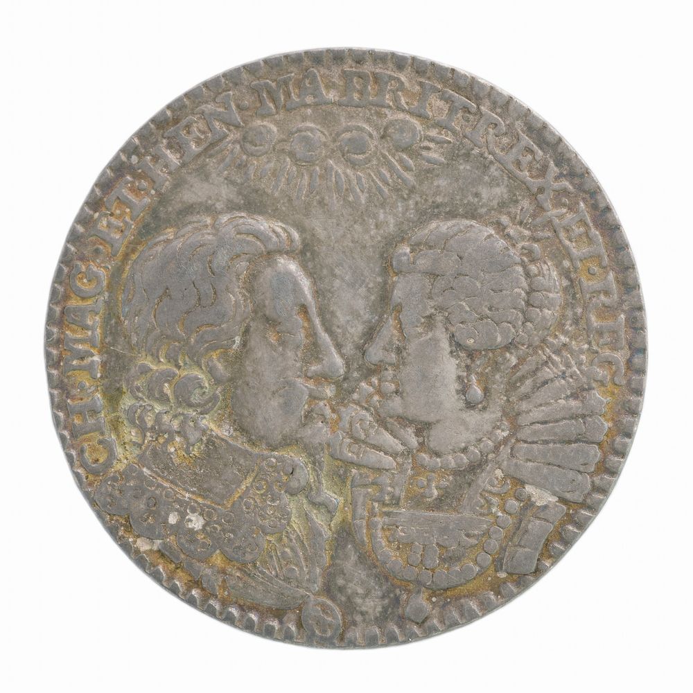 Charles I and Henrietta Maria. Marriage Medal.