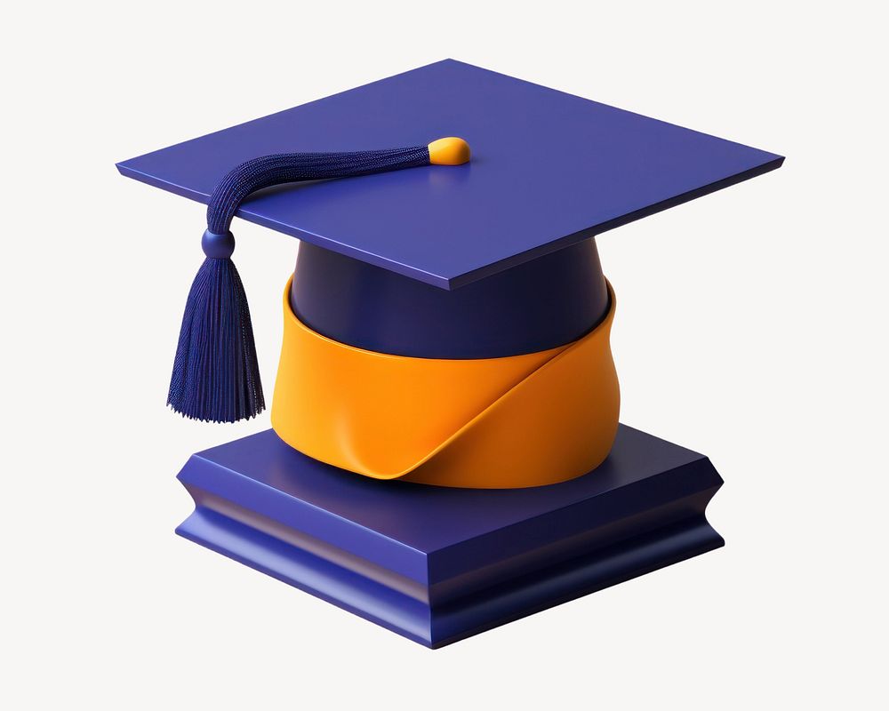 Graduation intelligence achievement certificate. AI generated Image by rawpixel.