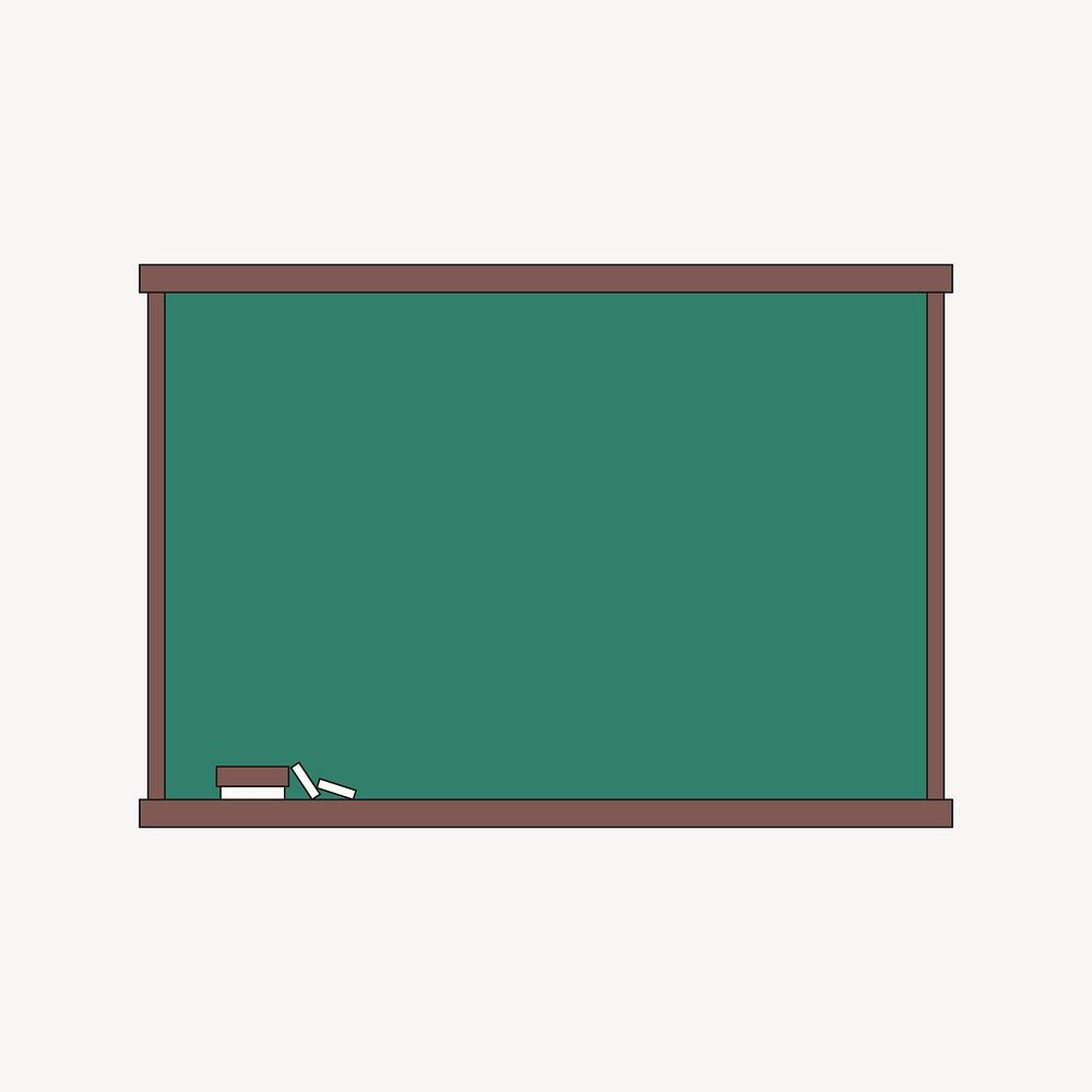 School blackboard illustration collage element vector