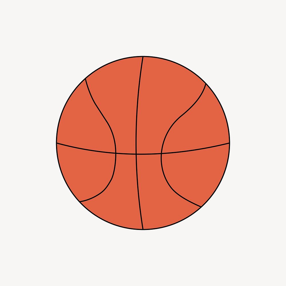 Basketball ball equipment, sports illustration