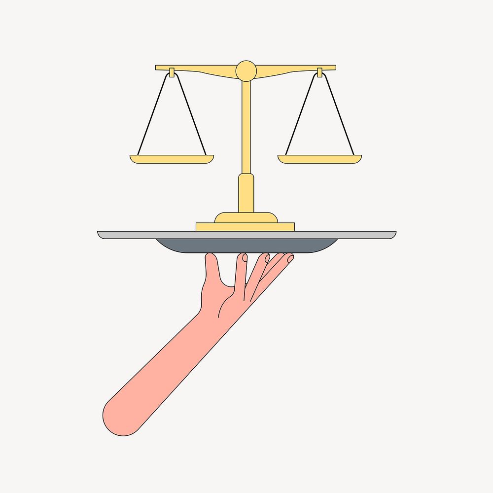 Hand serving scales justice, legal Free Photo rawpixel