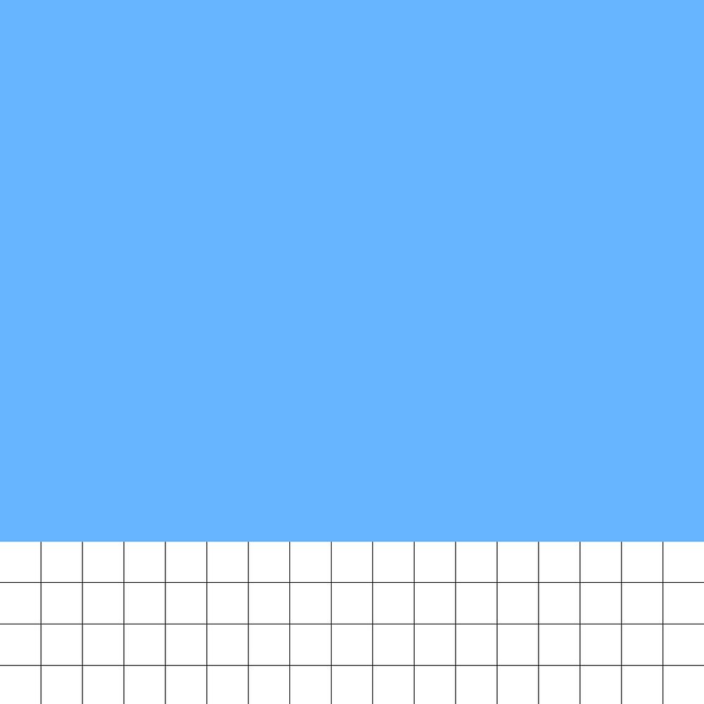 Blue wall background, grid patterned border