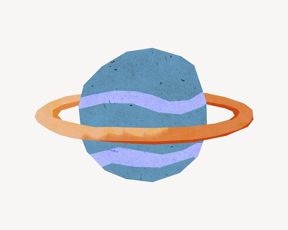 Planet Saturn, galaxy paper craft | Premium Photo Illustration - rawpixel