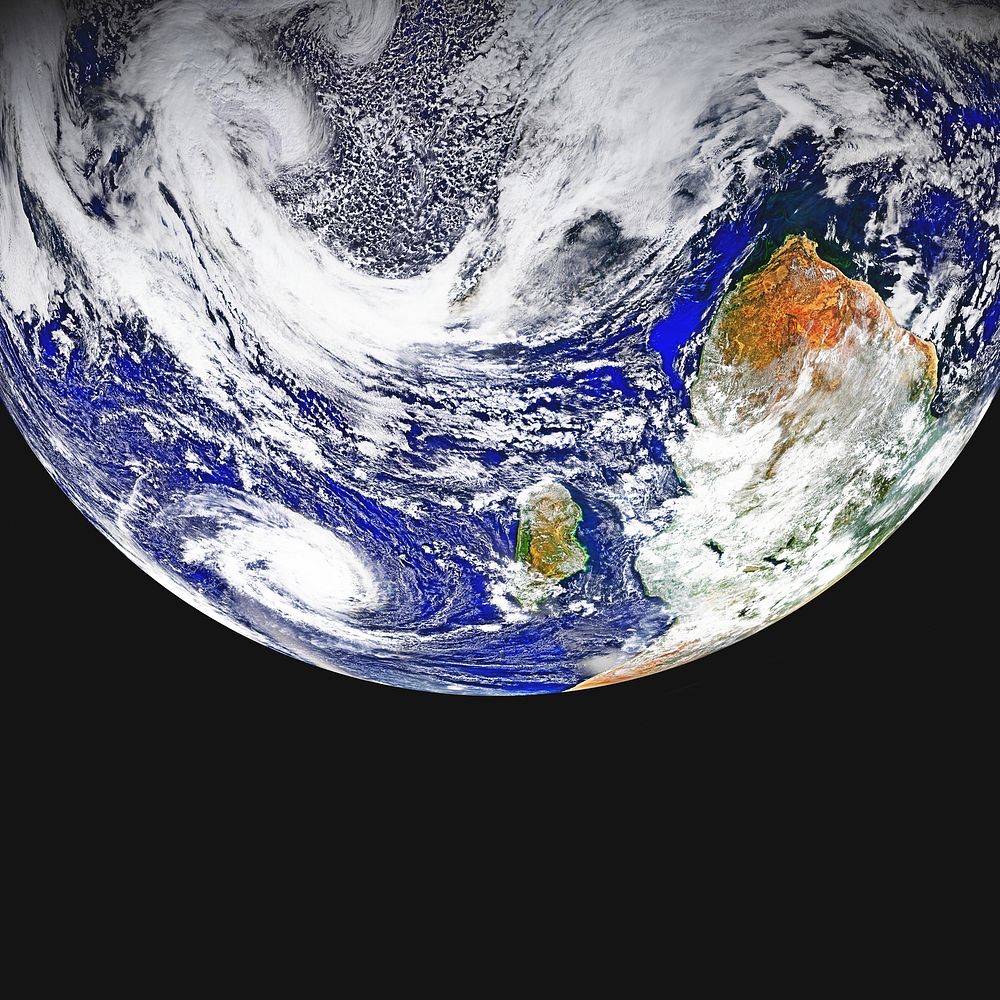 Earth globe surface background