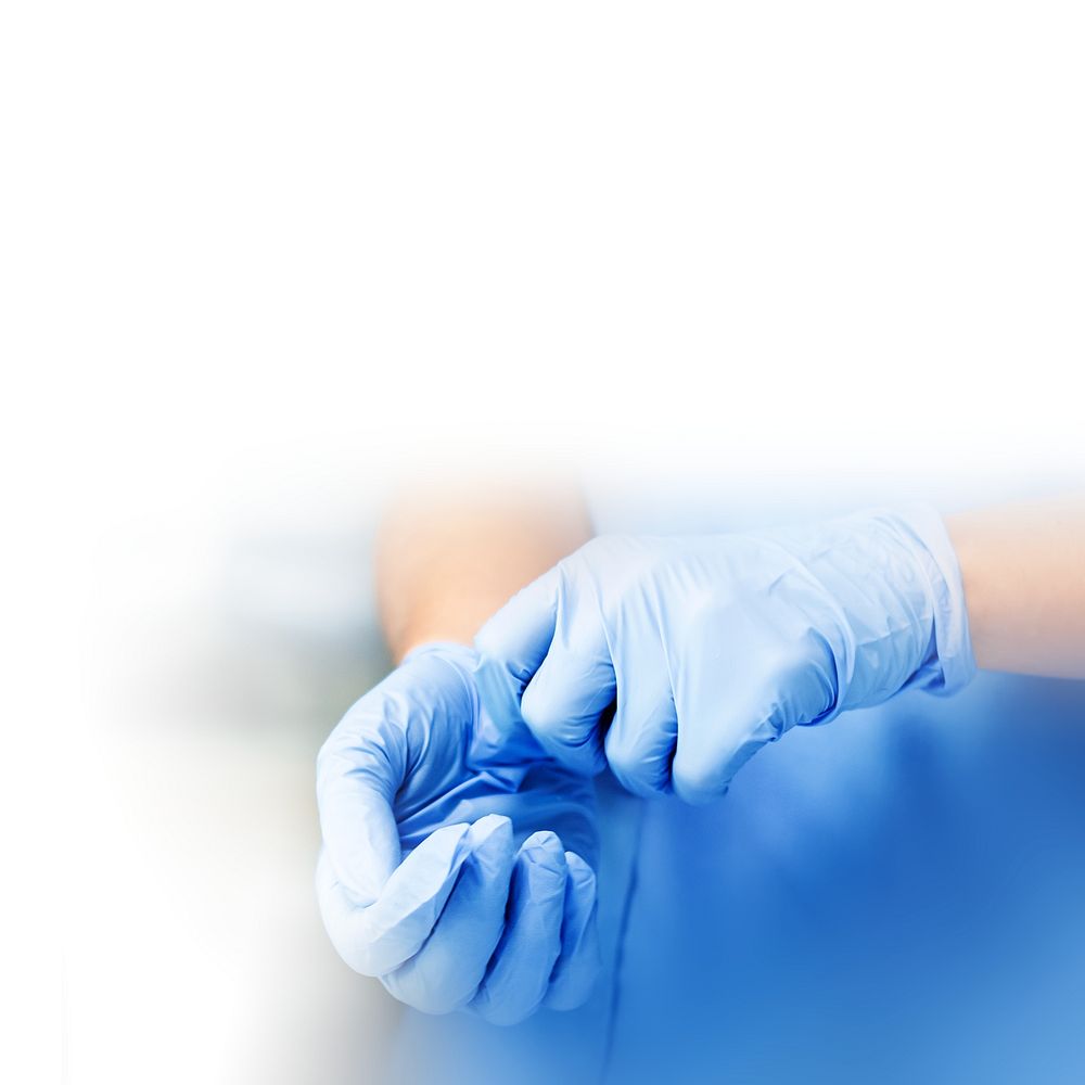 Medical gloves background, health image