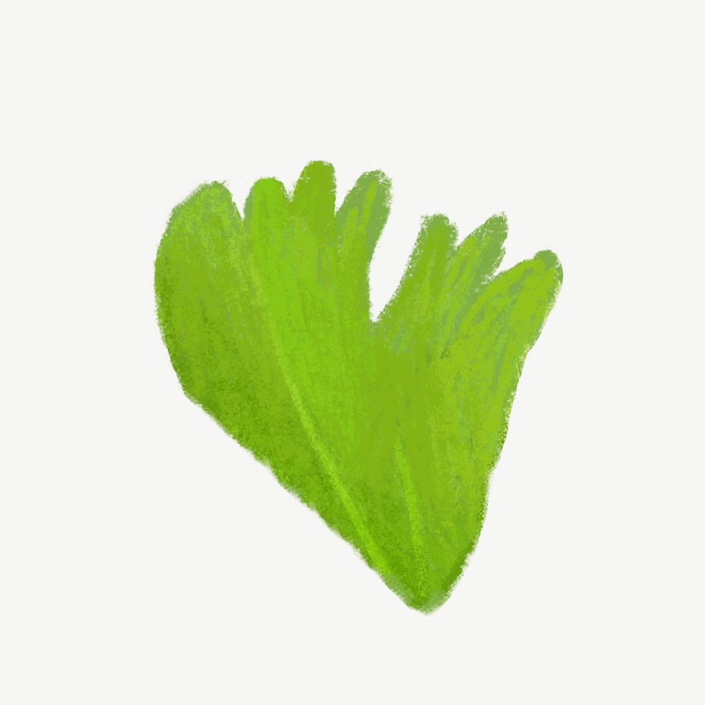 Celery leaf, vegetable collage element psd 
