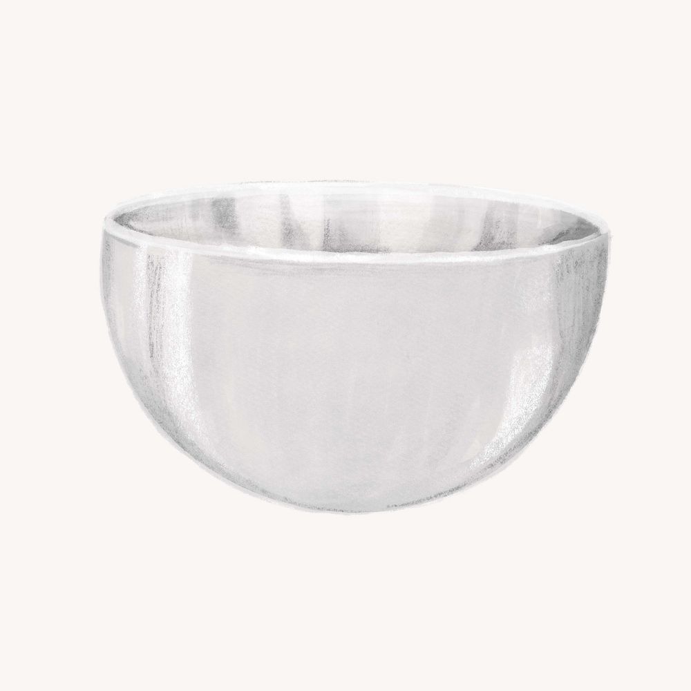 Mixing bowl, object illustration