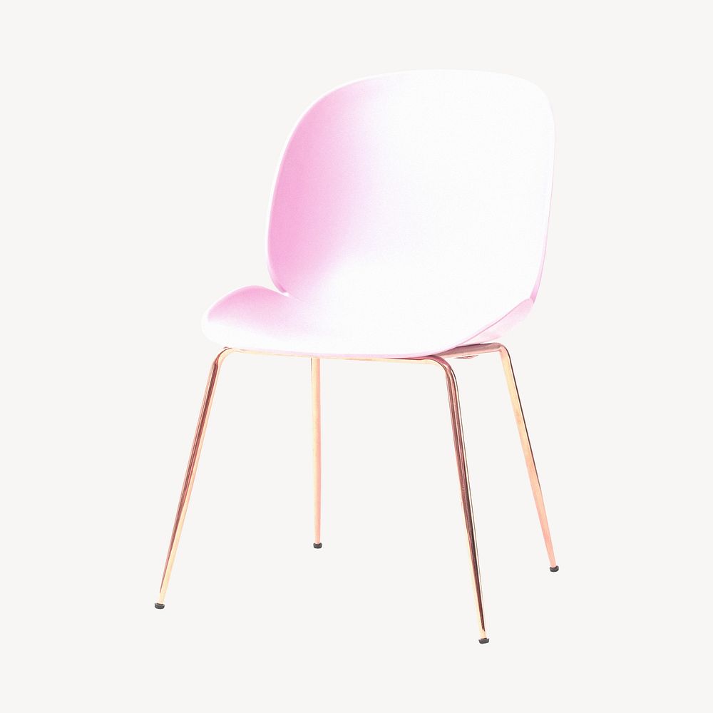 Pink chair element