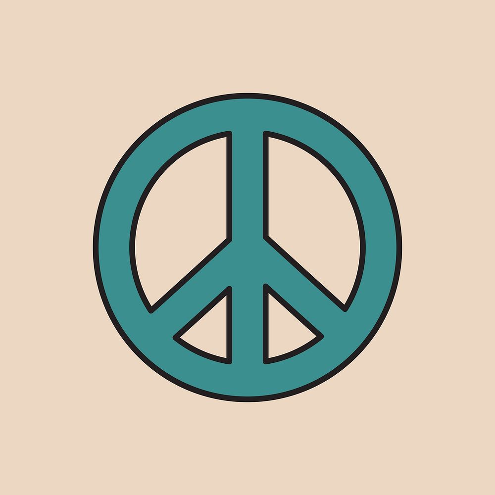 Peace sign vector