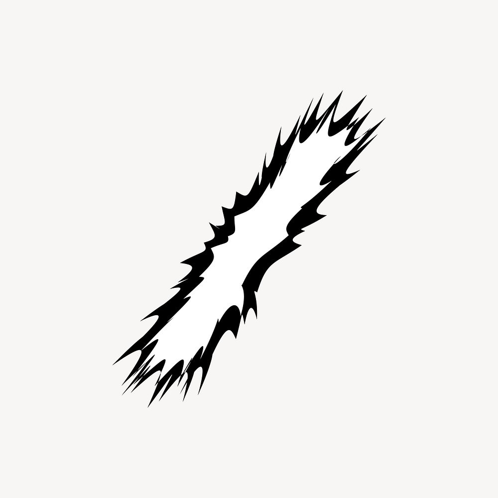Slash, abstract symbol design