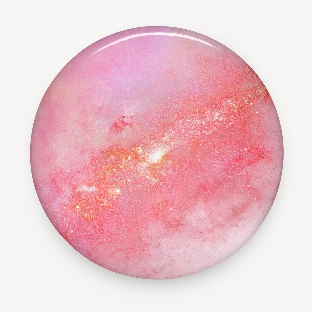 Pink aesthetic marble pin