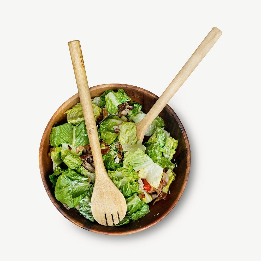 Salad bowl healthy food psd