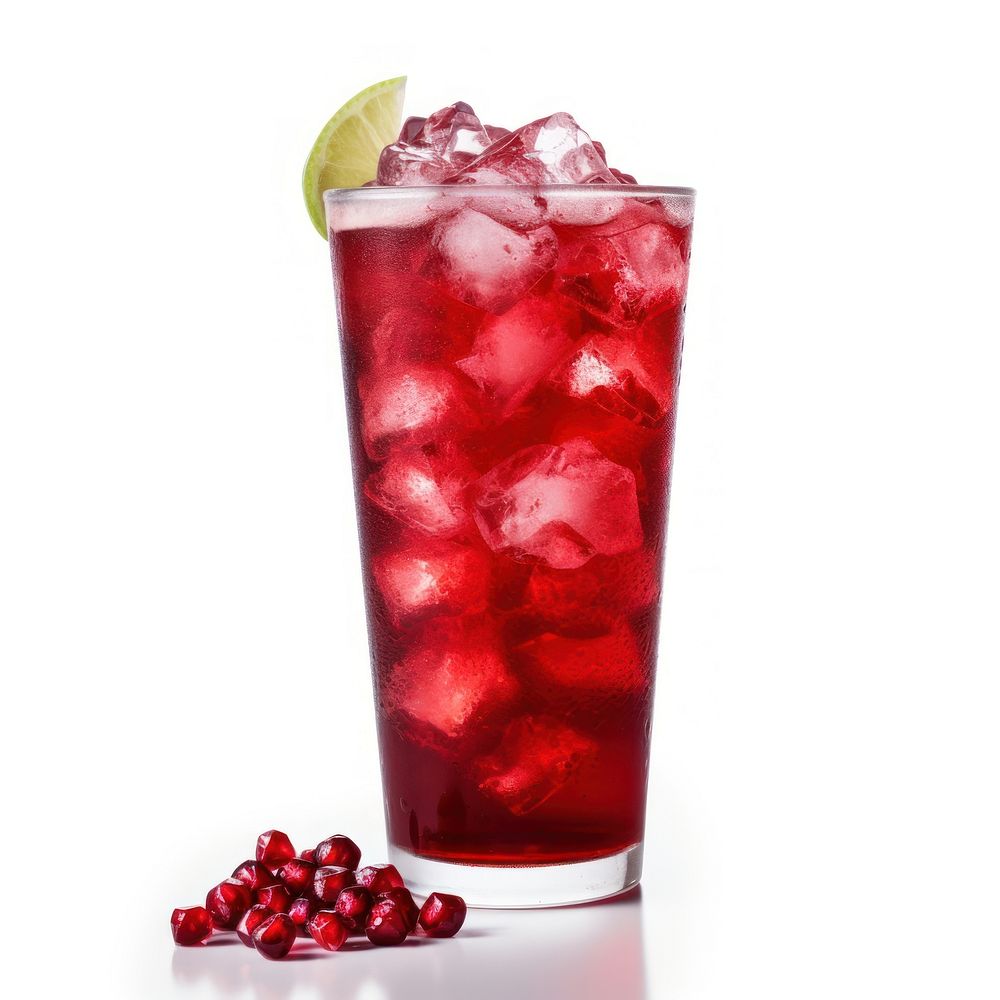Pomegranate cocktail fruit drink. AI generated Image by rawpixel.